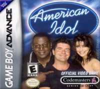 Pop Idol PAL GameBoy Advance PAL box art